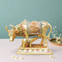 Brass Cow With Calf Statue 1.025Kg